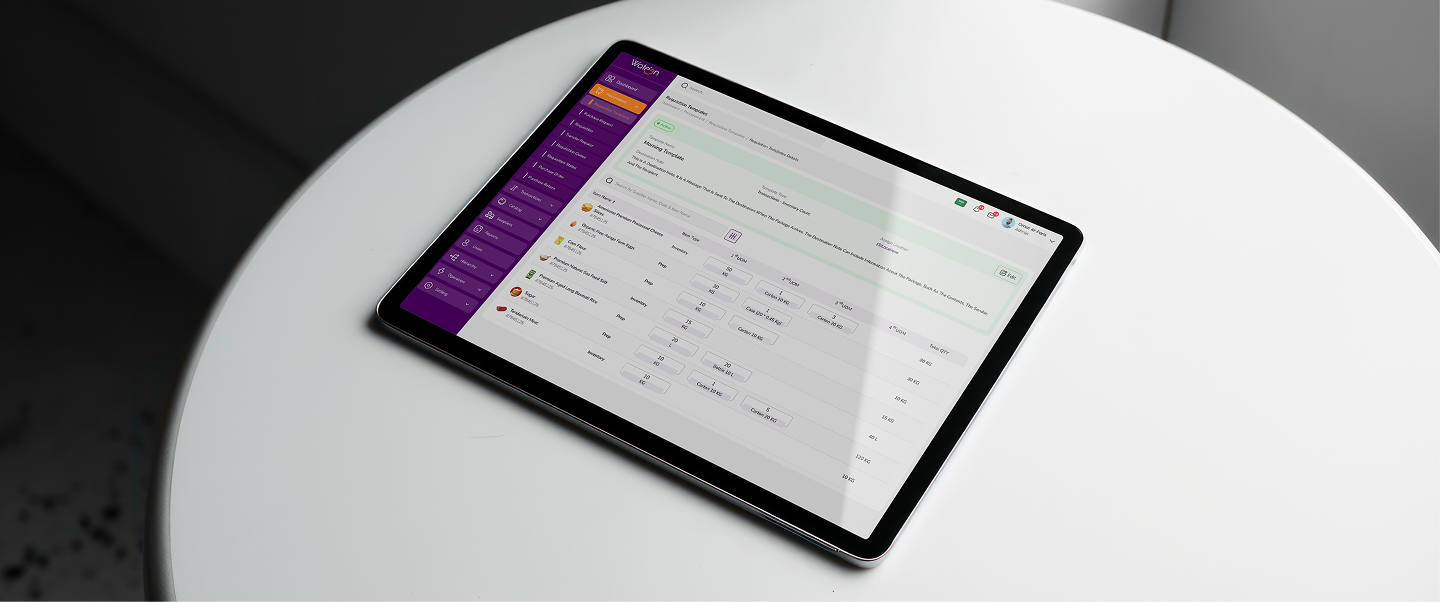 recipes mockup