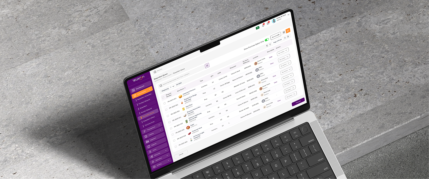 recipes mockup